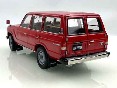 トヨタ ランドクルーザー 60 京商 1/18 レッド KS08956R Kyosho Toyota Land Cruiser 60 1/18 Model Car - Red (KS08956R) for