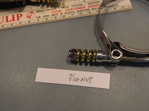 Ideal Tridon 2 3/4 to 3" Hose, 3/4" Wide, T-Bolt Spring Loaded ***ONE PAIR*** - Picture 5 of 6