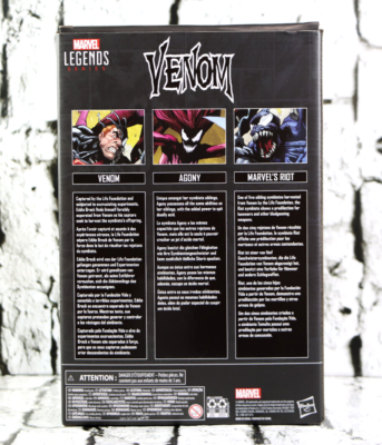 Marvel Legends Series Venom Agony Marvel's Riot 3-Pack Amazon