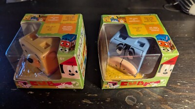 Lot Of 2 Rare Disney Store Cubee Winnie the Pooh Eeyore. Sealed In Box
