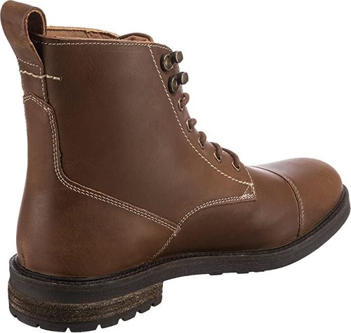 Levi's Emerson 2.0 Mediano Cuero Marrón Para Hombres Botas al Tobillo Medio con Cordones - Imagen 6 de 6