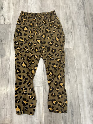 Womens Show Me Your MuMu Leopard Joggers, size M, EUC!
