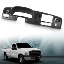 Fit For 2005 2006 2007 Ford F-250 F-350 Dash Bezel Dash Board Black Surround