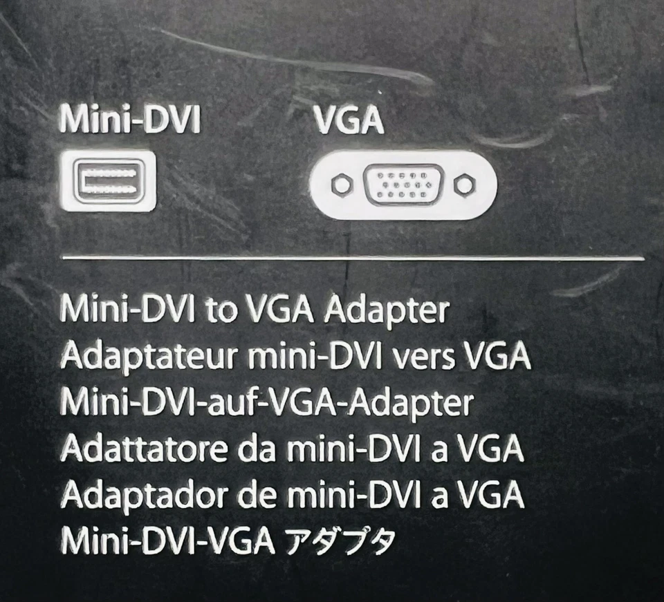 Apple Mini-DVI to VGA Adapter New - Image 4 of 4