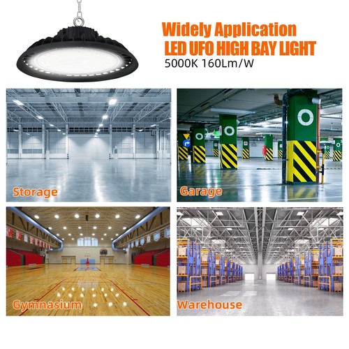 150W 3PCS LED UFO High Bay Light 18000 Lumen 5000K Daylight IP65 Waterproof - Picture 8 of 8