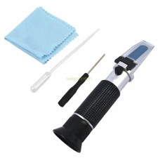 Handheld Alcohol 0-80% Test Refractometer Home Liquor Spirit Tester Meter