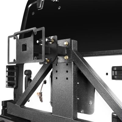 #ad #ad Steel Black Spare Tire License Plate Mount System for Jeep Wrangler TJ JK 97 18 $39.19