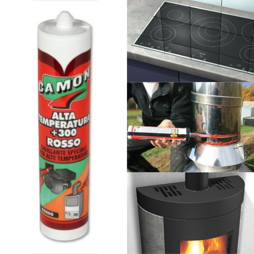 SILICONE ALTA TEMPERATURA Acetico Mastice Sigillante Resistente Per Forno  280ml | eBay