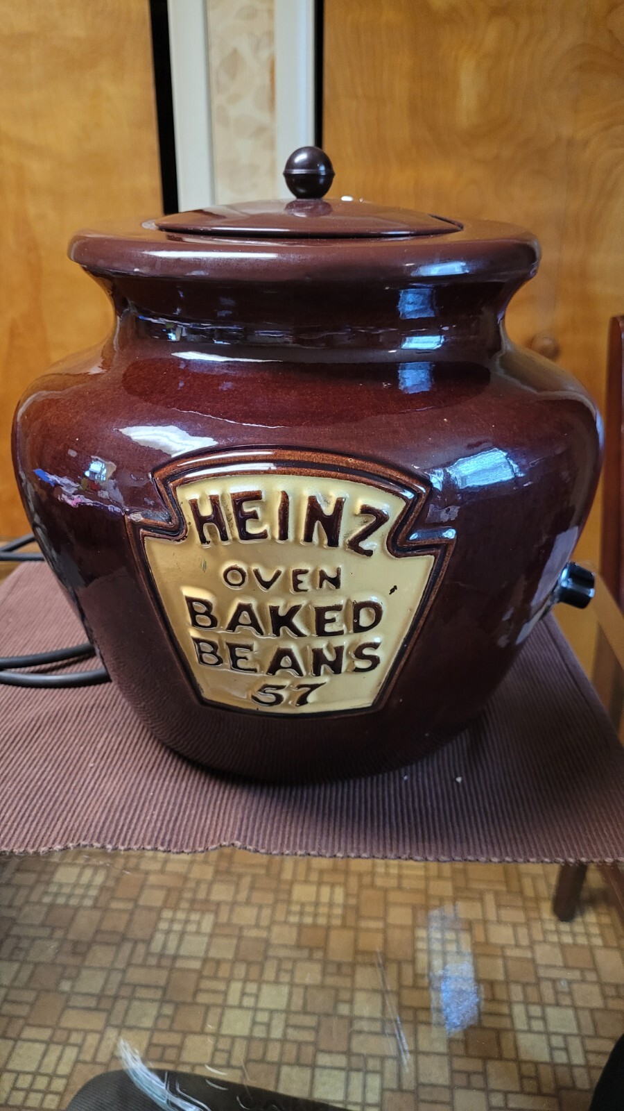 Vintage Heinz Baked Beans Ceramic Crock Pot eBay