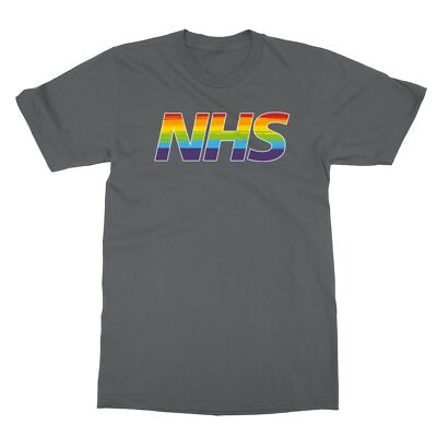 Mens Shirts Nhs Nike T Shirt Thank You Nhs Rainbow Men's T-Shirt