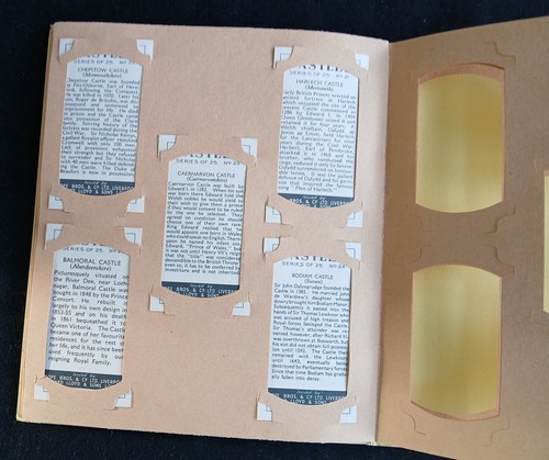 Cope Bros Castles 1939 Complete Set Of 25 Cards In Vintage Genetic Album - Picture 5 of 7
