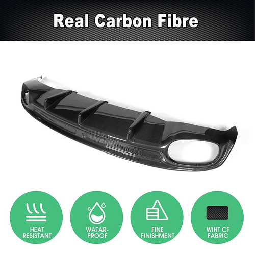 Difusor de carbono faldón trasero para Audi A7 S Line S7 Sportback 2011-14 - Imagen 7 de 12
