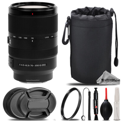 Sony E 70-350 F/4.5-6.3 G OSS Lens+ UV Filter+Lens Pouch- Basic Kit