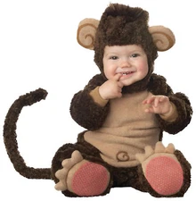 Lil' Monkey Infant Toddler Baby Costume Child Animal Brown Halloween