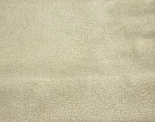 CREAM Upholstery Suede Micro Faux Polyester Drapery Fabric 56 in. Sold BTY