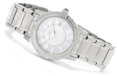 Invicta 13956 Angel White Mother-of-pearl Dial Diamond  display picture 2