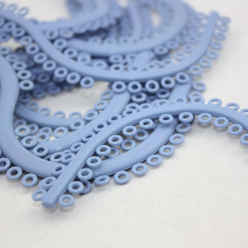 700 Pcs Dental Orthodontic Separate Tie Separators SType Blue Color