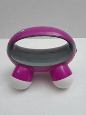 Homedics Quatro Mini Hand-Held Massager with Hand Grip Hot Pink