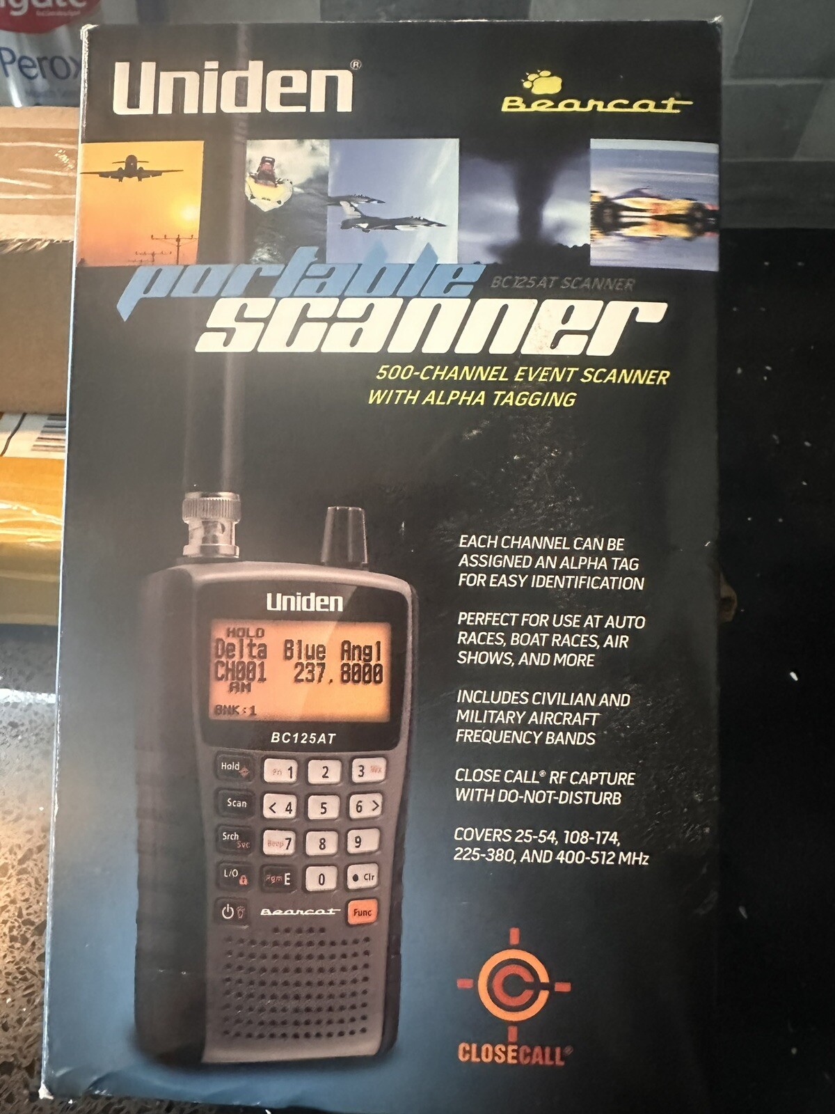 Uniden BC125AT 500 Channel Handheld Scanner with Alpha Tagging