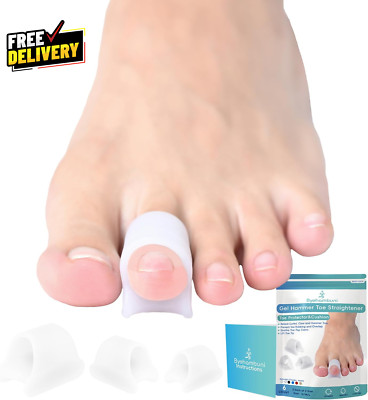 Hammer Toe Straightener 6 Pack Hammer Toe Corrector for Women Gel Toe Splints...
