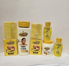 Jaune d' Oeuf 7day extra fort clarifying body milk 6 Pic set