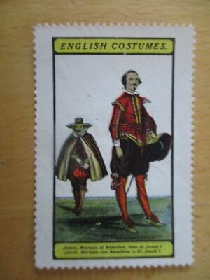 (7405) Reklamemarke - English Costumes, Jacob Marquis von Hamilton