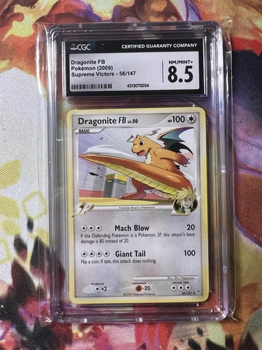 CGC 8.5 Dragonite FB #56 Pokemon Supreme Victors