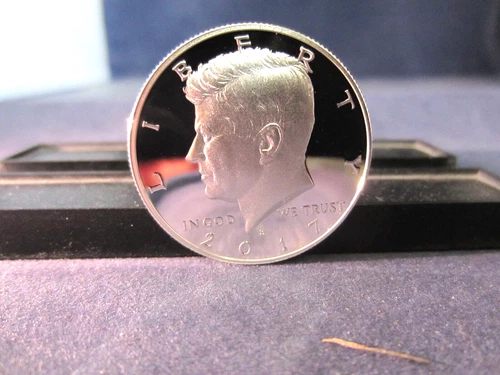 2017-S Silver Kennedy Half Dollar Deep  Mirror Proof  Upper Grading Range