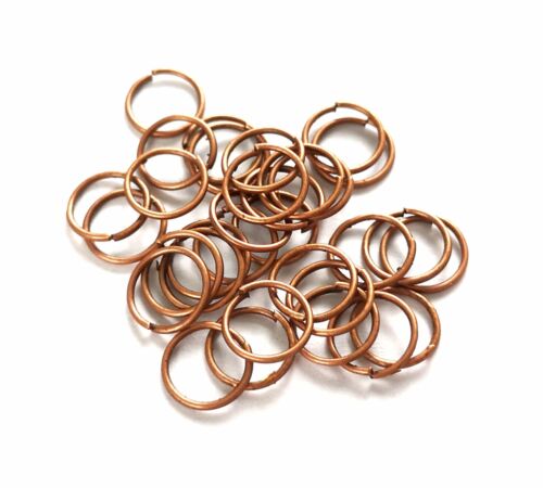Split Ring Jump Ring Keyring Findings Making Craft Art Single Double Loop Metal - Picture 3 of 21