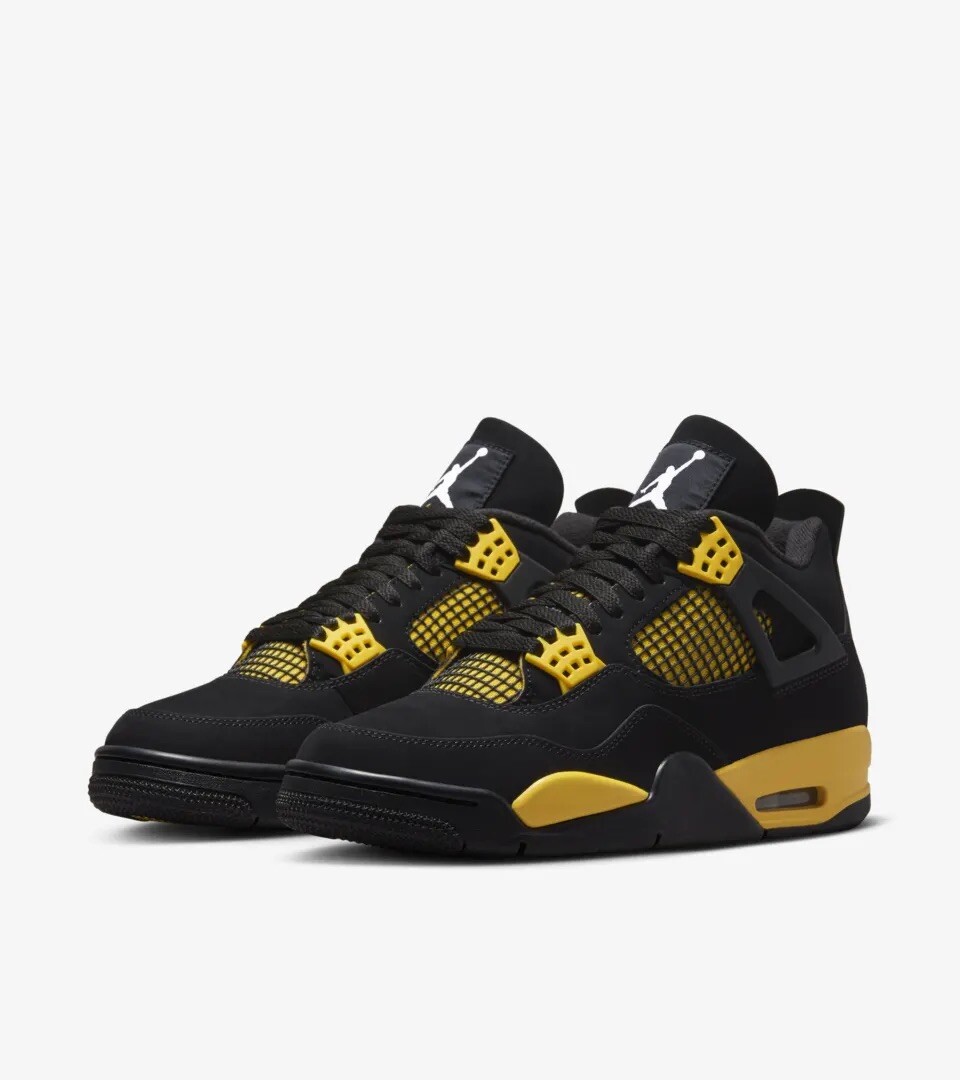 Size 10 - Jordan 4 Retro Mid Thunder | eBay Size 10 - Jordan 4 Retro Mid Thunder | eBay