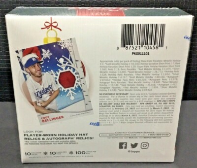Topps HOLIDAY MEGA BOX　2021 2021 Topps Holiday Baseball Mega Box - Best Buy