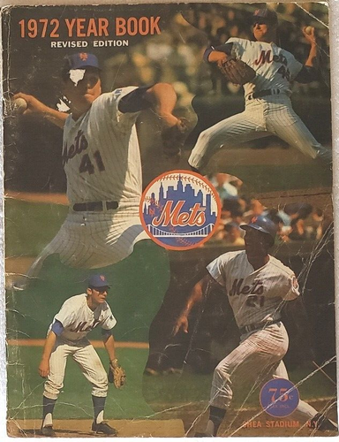 1972 MLB Baseball New York Mets Yearbook Revised Edition Good Condition