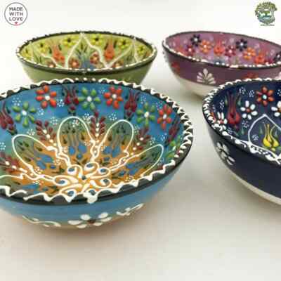 3x Large Ceramic Soup Bowls Set Salad Pasta Spaghetti Dinner Breakfast...