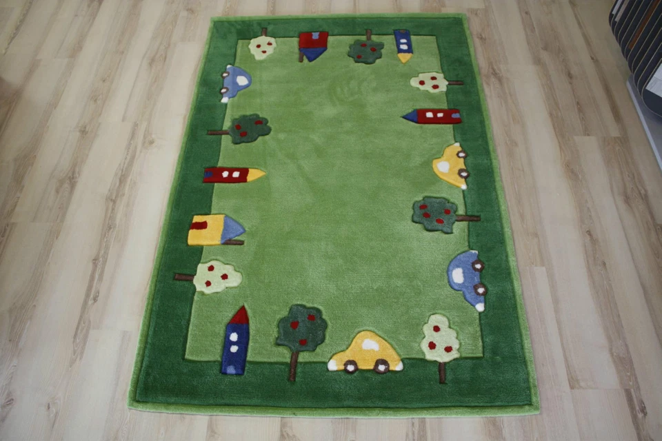 Kinder Teppich Cars Autos 110x170 cm 3386-04 Handtuft