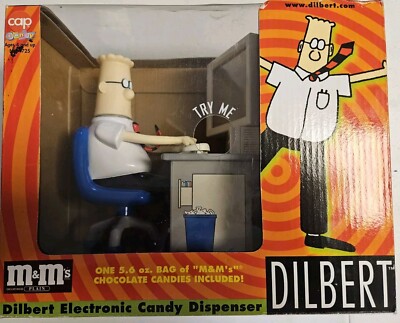 Cap Candy - Vintage Dilbert M&M Candy Dispenser