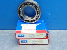 SKF DEEP GROOVE BALL BEARINGS, 2PCS 6210JEM