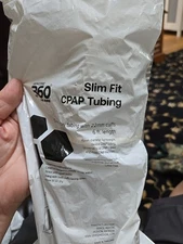 Gemcore 360 Slim Fit CPAP Tubing 6ft, 15mm w/22mm Cuffs - Factory Sealed Package