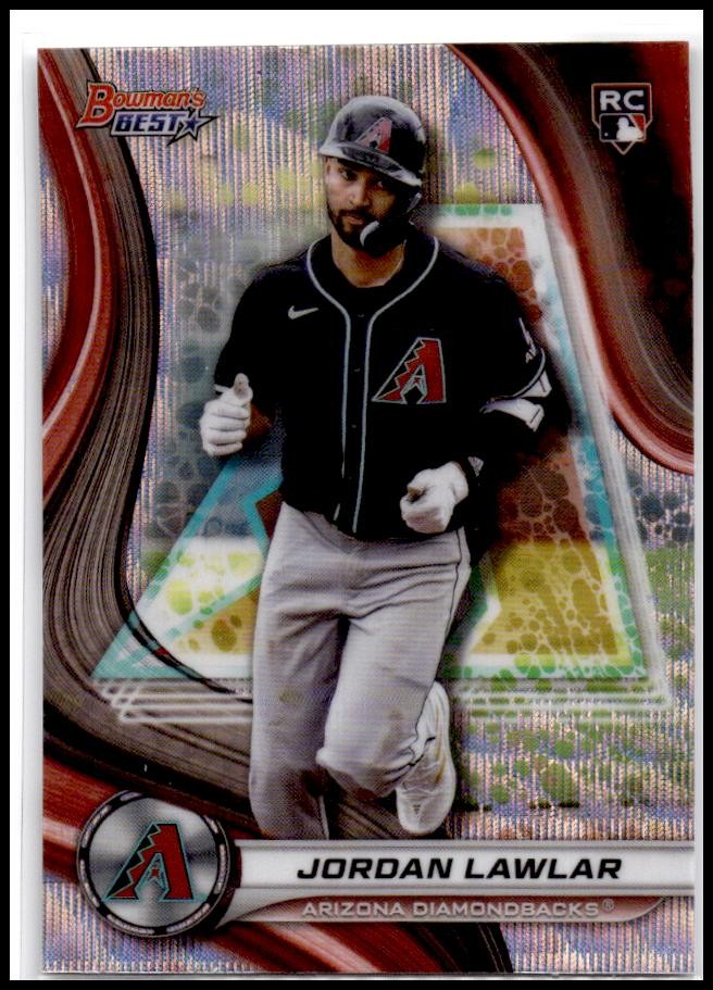 2024 Bowman's Best #4 Jordan Lawlar Wave Refractors