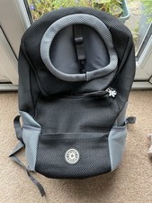 Small Dog Backpack Carrier Rucksack Never Used Multi Compartmental Sturdy