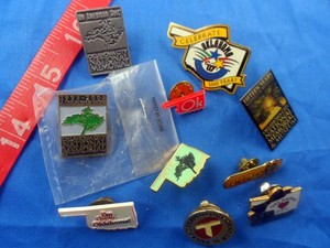 OKLAHOMA Lapel Hat Pin Lot of 10, Centennial, OK City, National Memorial, Tulsa