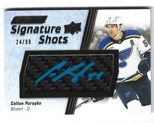 COLTON PARAYKO   2023-24 ENGRAINED SIGNATURE SHOTS   24/99