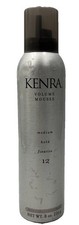 kenra volume mousse 12 medium hold fixative 8oz scuff/dented exterior