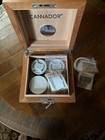 Cannador 4 strain humidor wi/ drawer. Gorgeous handcrafted wood; lovingly used — photo 2