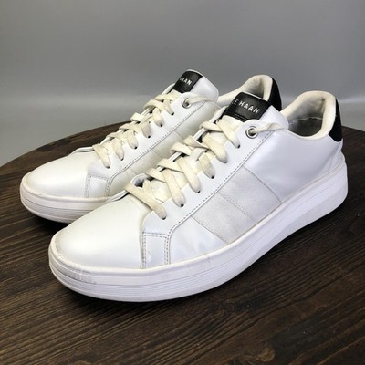 Cole Haan Grand Crosscourt Premier Shoes Mens Size 10.5 White Leather C39024