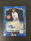 ISAIAH DENIS 2025-26 BOWMAN CHROME 1ST BLUE CRACKED ICE AUTO RC Q6230