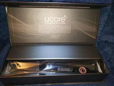 Usmooth Matte Black Professional Styling Iron Ublack-2022 1.5'' Ceramic/Titanium
