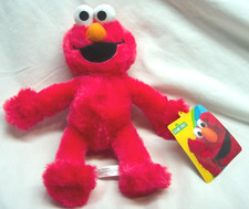 SOFT SESAME STREET ELMO 12" Plush STUFFED ANIMAL Toy NEW w/ TAG JIm Henson