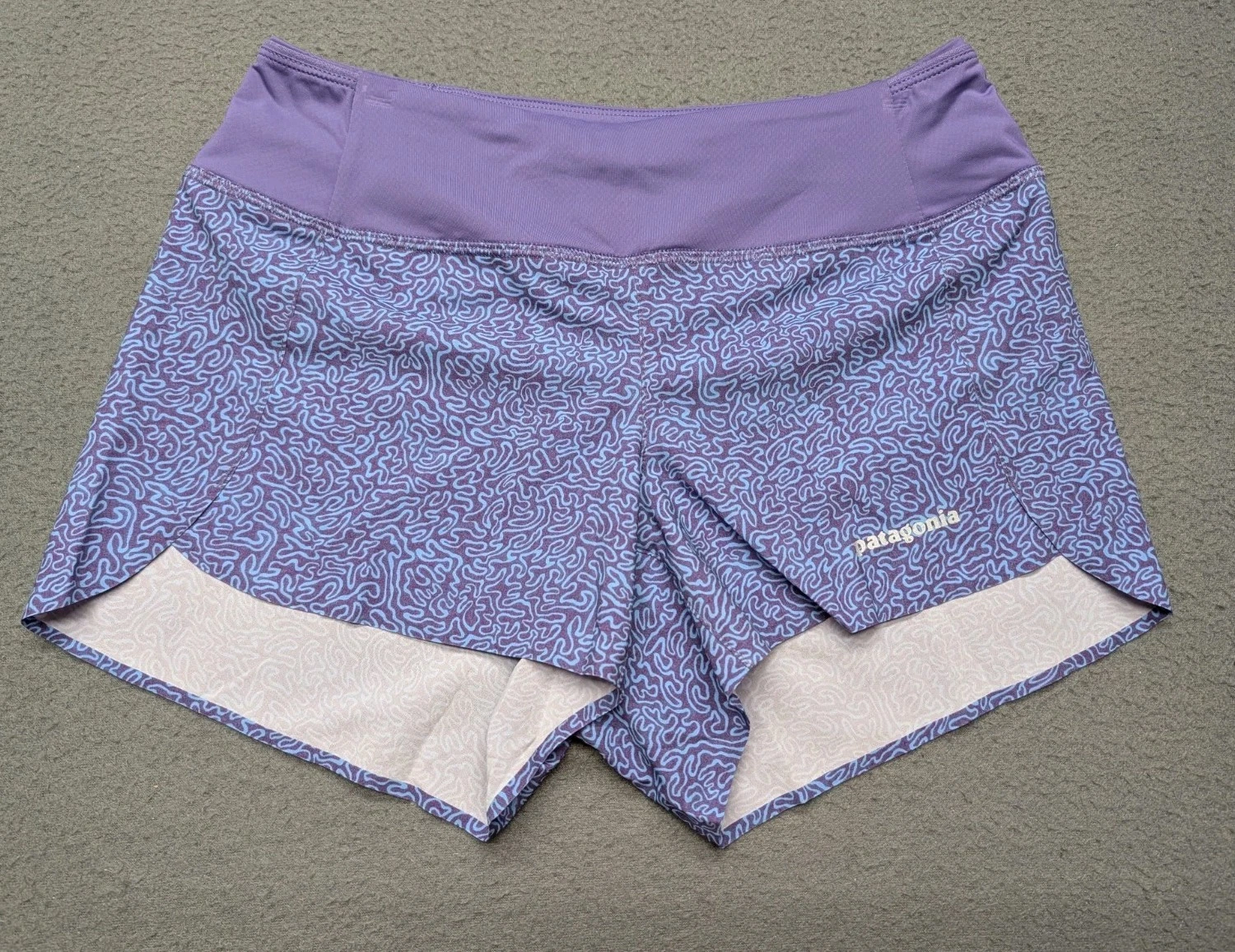 NWT Patagonia Women's Strider Pro Shorts 3.5" Journeys Perennial Purple Size XS