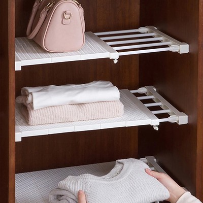 Verstellbares Ausziehbares Regal Schrank Schrank Trennregal Aufbewahrung Organizer Regal