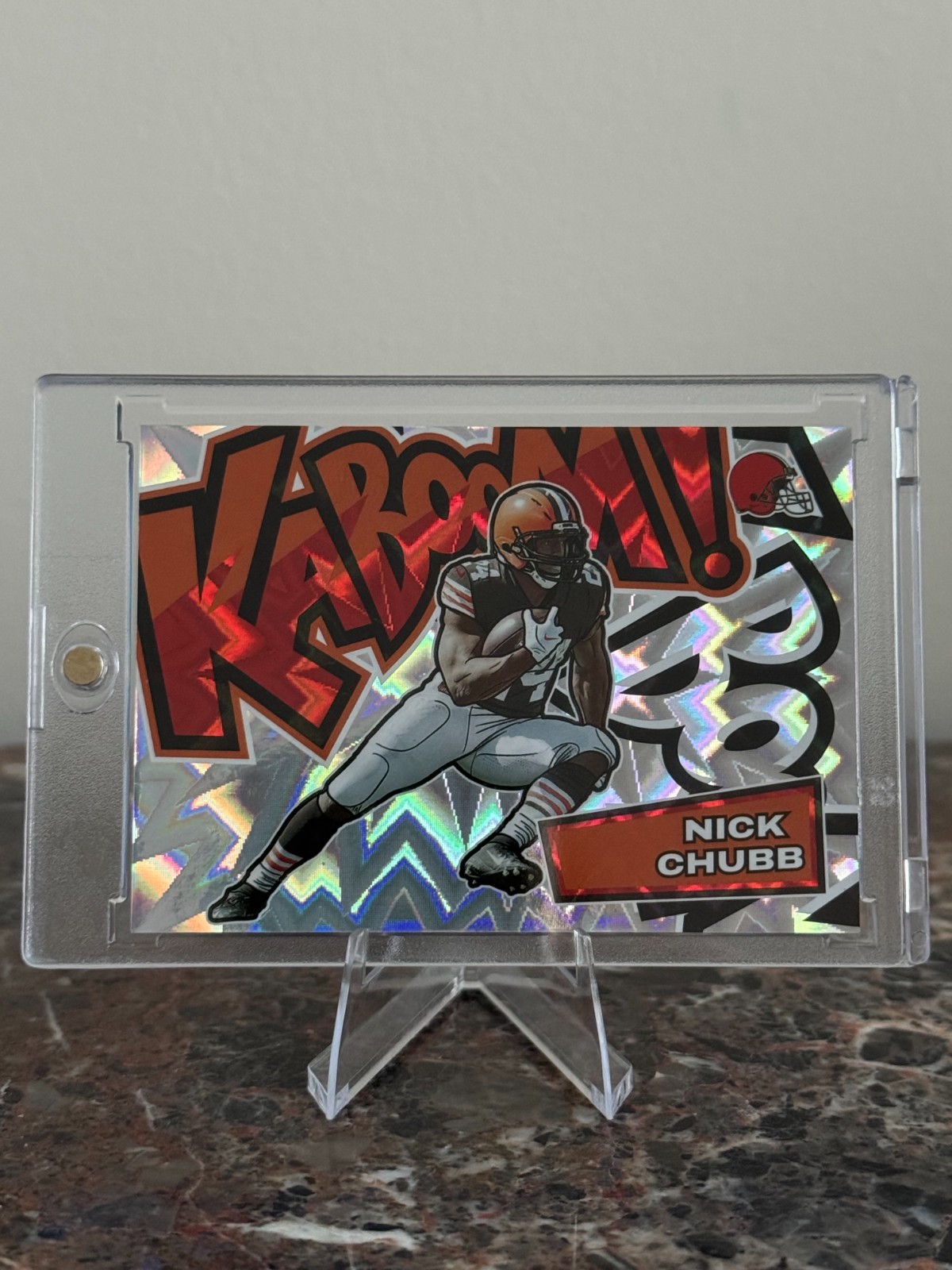 2022 Panini Absolute Kaboom! Nick Chubb Case Hit SP – Browns – #KH5 Horizontal